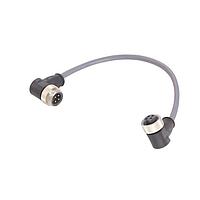 HARTING 21349899495010 Ethernet Cables / Networking Cables 7/8" 4PIN MALE RA DBL END 1.0M PVC