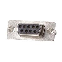 Kycon K85X-ED-9S-BR30 Receptacle D9 F VERT FRMD B/L 30U F