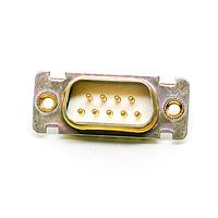 Cinch DEE9PV Plug DSUB 9M PCB RA E GF ZINC