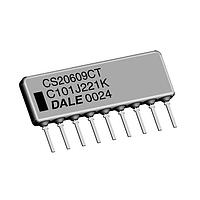 Vishay Dale 20611TC121J560ME Capacitor Arrays & Networks 11pin 120ohms 5% 56pF 20%