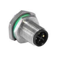 Bulgin PXMBNI12RPM05LFLM16001 Straight M12 L-Code 5P/M Rear Fastened Conne