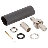 Amphenol RF 901-10662 Connectors RF Connector, SMA straight crimp blkhd