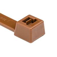 HellermannTyton 111-00965 Cable Ties Heavy Duty Cable Tie, 21" Long, UL Rated, 175lb Tensile Strength, PA46, Brown, 25/pkg