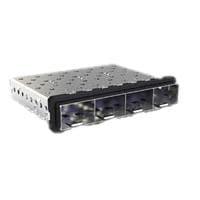 AMP Connectors - TE Connectivity 2057833-1 Accessories SFP+ Enhanced 1x4 Cage Assy
