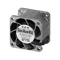Sanyo Denki 9L0412J301 Axial DC Axial Fan, 40x40x28mm, 12VDC, Long Life, Tachometer