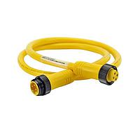 Amphenol SINE Systems MN47A4AC01M050 Sensor Cables / Actuator Cables MINI 7/8 4POS CORDST M-F 16AWG .5M