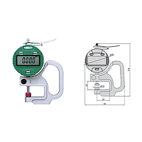 INSIZE 2871-101 Thickness Gage Digital (0-10mm / 0.001)