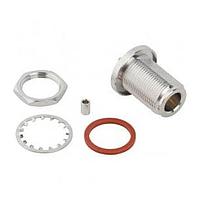 Amphenol RF 172313RP Connectors N Straight Crimp Bulkhead Jack 50Ohm