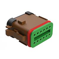 Amphenol SINE Systems AT06-12SD-SS01 Connectors 12P PLUG W/ CAP SEAL KEY POSITION D