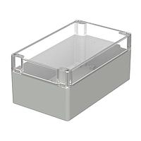 BOPLA 02237100 Enclosures ENCLOSURE, EUROMAS PC, 200 X 120 X 90MM, CLEA, LID, POLYCARBONATE, RAL 7035 BASE, M 237 G