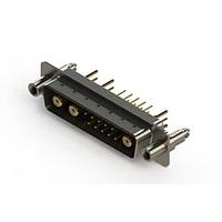 EDAC 627-13W3624-7T6 Mixed Contact D-Sub Connectors Vertical Combo Dsub