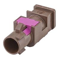 Rosenberger 59Z064-000F Accessories Plastic housing Plug Straight F Brown