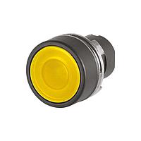 EAO 46-2234.11G0.000 Round Actuator, oe 22.3 mm, oe 29 mm, flush, illuminative, Yellow, Plastic, transparent, round, Black, Plastic, Maintained, IP65, IK03