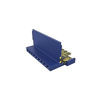 Amphenol FCI 65801-038LF Connectors Clincher&trade; Flex Connectors, Receptacle Assembly, Single Row, 9 Positions, 2.54mm (.100in) Pitch.