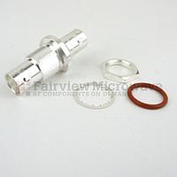 Fairview Microwave M55339/13-00492 Bulkhead Hermetically Sealed BNC Female to BNC Female Adapter (3 Ghz)