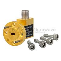 Fairview FMMT3001 Zero Biased Waveguide Detector WR-12 to SMA Female and Negative Video Out From 60 GHz to 90 GHz E Band, UG-387/U Round Cover Flange