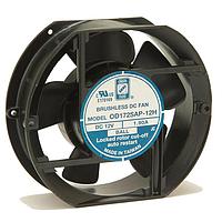 Orion Fans OD172SAP-24HB-02 Axial DC Fan, 172x150x51mm, 24VDC, 235CFM, Ball Bearing, Lead Wires, Alarm Output