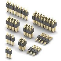 Mill-Max 826-22-020-00-001000 Spring-Loaded Spring-Loaded Hdr,2R Solder,Vrt Mount,20