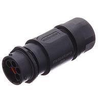 Amphenol SINE Systems RTS1BS16N09P03 Connectors Inline Receptacle 4+5 POS SZ 16 Pin