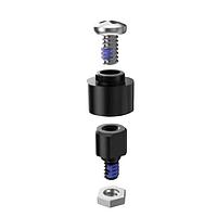 Samtec GPSO-1415-02-01-N Guide Post SureWare(TM) Guide Post Standoff
