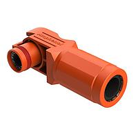 Amphenol SINE Systems ATHP061RS08NN-35-ORG Plugs 8mm RA plug socket 130A/1000V, orange