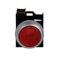 Eaton M22-DL-R-K01-230R Pushbutton Switches ILL MOM PB SIL-BZL FLSH RED 85-264VAC
