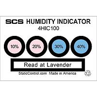 SCS 4HIC100 Humidity Humidity Card, 4-Spot, 100/Can 100/Can
