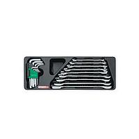 TOPTUL GAAT1802 Bộ clê 2 đầu mở 6-24mm và lục giác