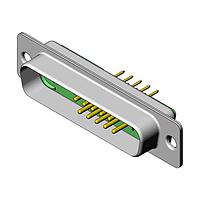 Molex / FCT 173107-0075 Mixed Contact D-Sub Connectors 13 POS PCB PLUG 13W3 10 PIN 3 HOLE