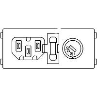 Qualtek Electronics 761-18/002 Inlets AC RECPT SNAP/MNT
