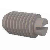 Essentra Components 012528S037 Set Screw Set Screw, Slotted Head, 1/4-28 Thread, 3/8 Lg