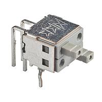 NKK Switches GB215A2H Standard Switches ON-(ON) 2 SWITCHES RIGHT ANGL PC .4VA