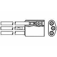 Raychem - TE Connectivity 862425-1 Receptacles LGH 3 PIN MICRO-MIN RECEPT