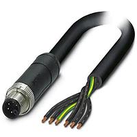 PHOENIX CONTACT 1414953 Sensor Cables / Actuator Cables 6POS Power Cable Black-Gray 3m