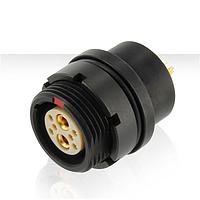 Eaton Souriau-Sunbank JDXER2T001FSN Connectors 2 Power 6 Signal Receptacle