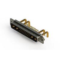 EDAC 629-21W4650-2TA Mixed Contact D-Sub Connectors Right-angle Power Combo D-Sub Connector