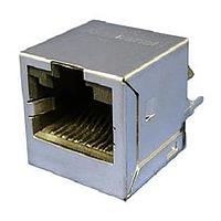 Amphenol Commercial Products RJE741884410B Modular Connectors / Ethernet Connectors 8P8C, Vertical, Shield, Single Port, Short Contacts