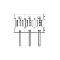 AMP Connectors - TE Connectivity 6646911-1 Heavy Duty Power Connectors CONN PIN RT< SLDR FLATPAQ