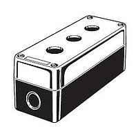 Omron Automation and Safety A22Z-B102 SPST PB ENCL. 2 HOLE