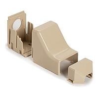 HellermannTyton TSRP1I-50 Wire Ducting & Raceways Ceiling Drop, 3/4", 3-Piece, PVC, Ivory, 10 Individual/bg