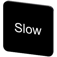 SIEMENS 3SU19000AF160EF0 Labeling Plate, Slow INSCR. LABEL, BLACK 22 X 22MM, SLOW