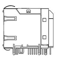 Pulse Electronics JXC0-0376NL Modular RJ45 JACK 2X2 1GH 1:1 TY