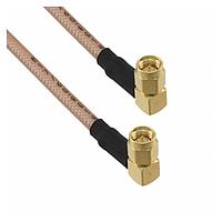 Amphenol RF 135104-07-12.00 RF Cable Assemblies SMA R/A Plug to Plug RG142 12in