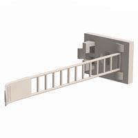 Essentra Components NM22LCC0625 Cable Ties Ladder Cable Clamp, Adhesive, .669 Bundle Dia