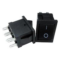 Adam Tech SW-R2-4E-S-2-1 Miniature MINIATURE ROCKER SWITCH, BLACK A