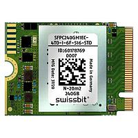 Swissbit SFPC015GM1EC1TO-C-5E-A16-STD Solid State Drives - SSD Industrial M.2 PCIe SSD, N-20m2 (2230), 15 GB, 3D TLC Flash, 0 C to +70 C