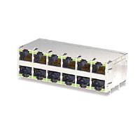 Pulse Electronics J0B-0386NL Modular CONN,RJ45,2X6,1GP,1:1,TY NPB