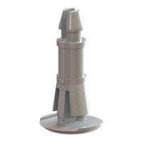 Essentra Components RLCBSPR-9-01 Supports CB Spt,Reverse Mnt,Natural,9/16 inSpc