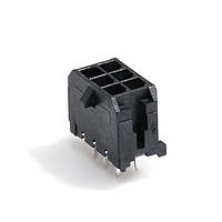 Molex 43045-0683 Power MicroFit Vrt Hdr DR 6Ckt GW W/PCB PlzPeg