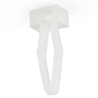 Essentra Components FTH-39-1-01 Cable Tie Holder Flat Tie Holder,Rivet Style Mnt,Nat